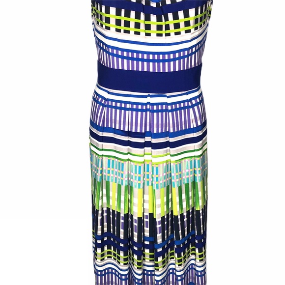 Eliza J Multicolored Jersey Maxi Halter Dress - Picture 3 of 8